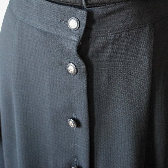 Gothic Button up Maxi Skirt - Picture 3 of 5
